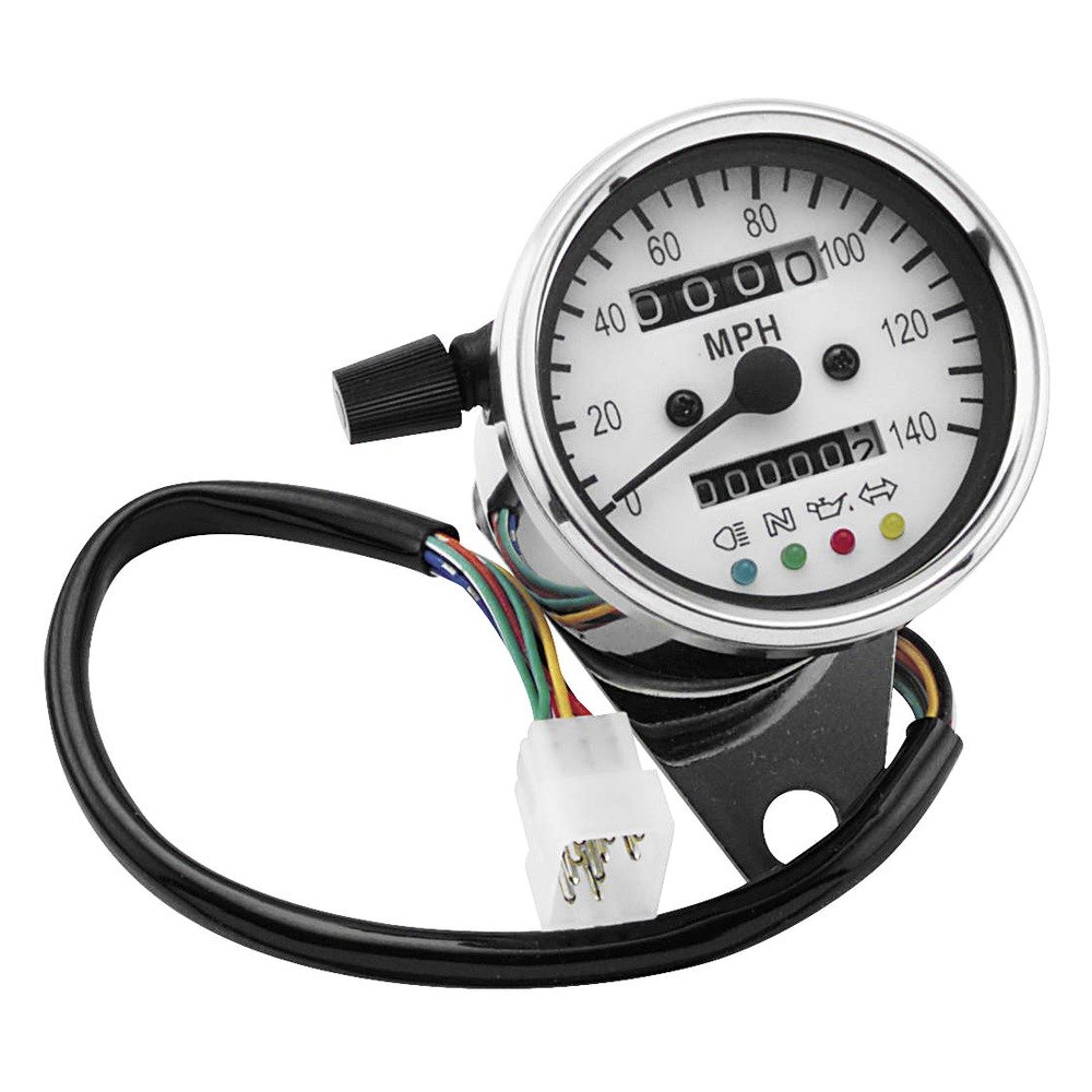 490291 Mini Speedometer with LED Indicator Light