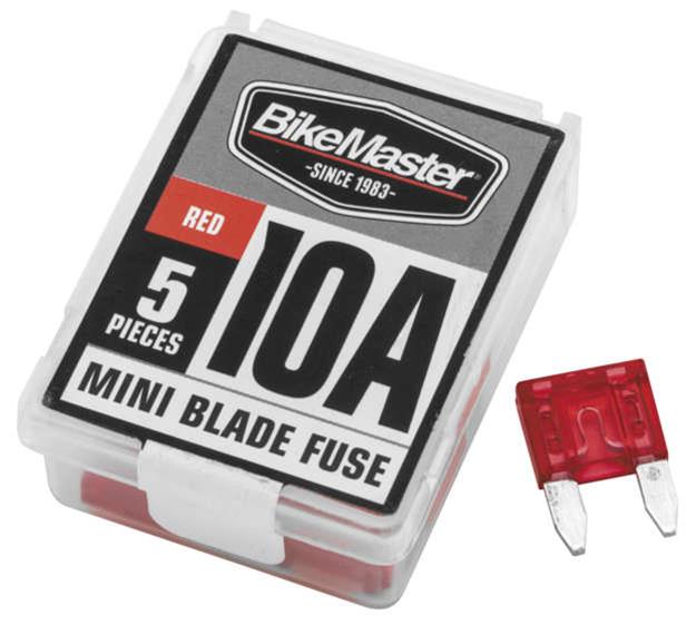 152444 10A Mini Blade Fuse, Red - 5 Piece