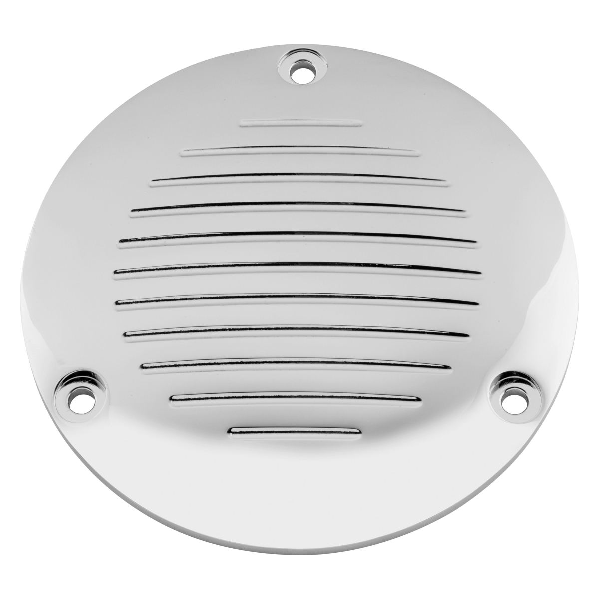 490826 Grooved 3 Hole Derby Cover, Chrome