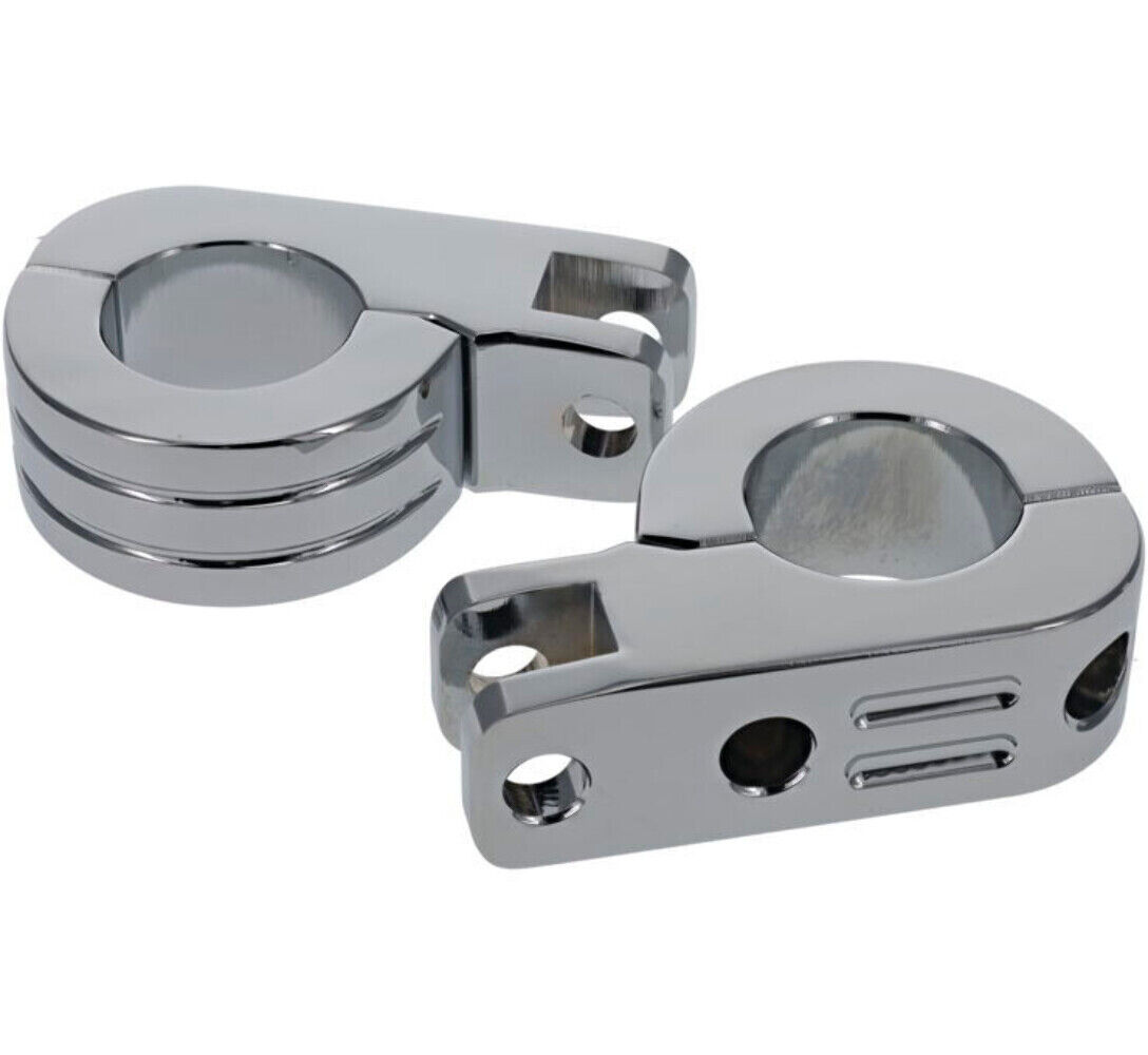 502318 Billet Highway Peg Mounts, Chrome