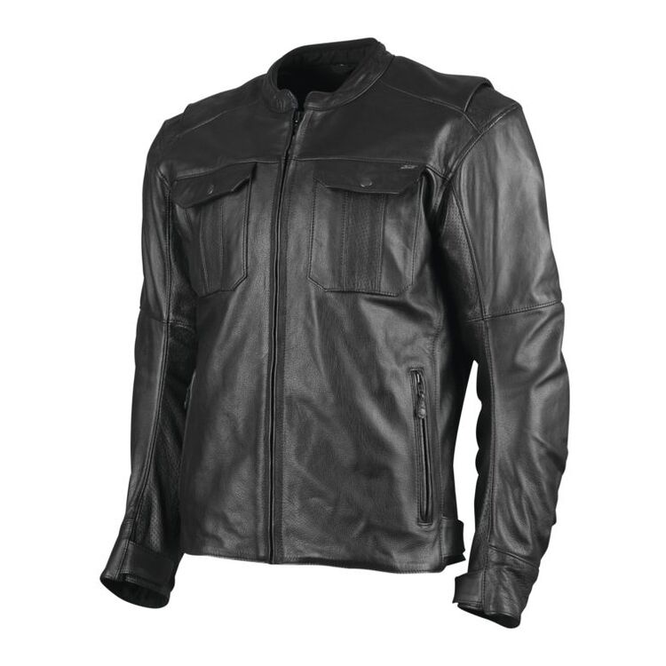 880366 Band of Brothers Leather Jacket, Black - Medium