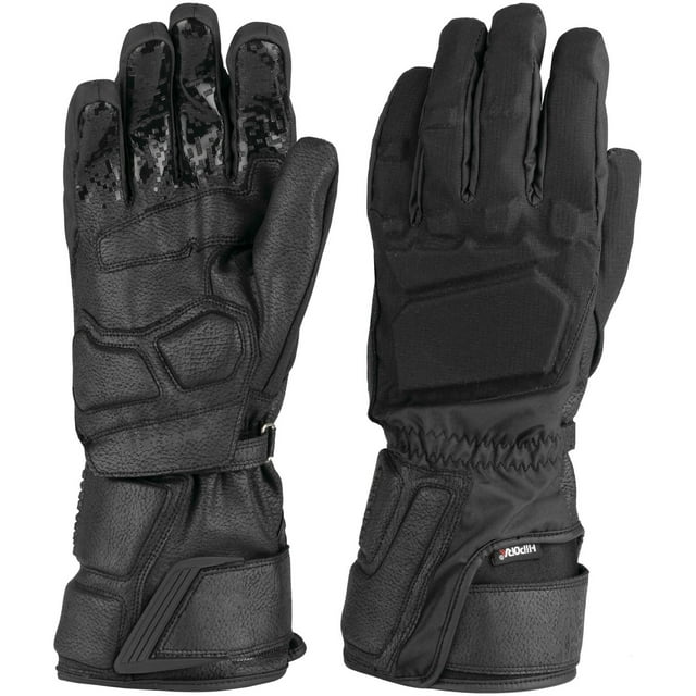 527557 Thermodry Long Gloves, Black - Medium
