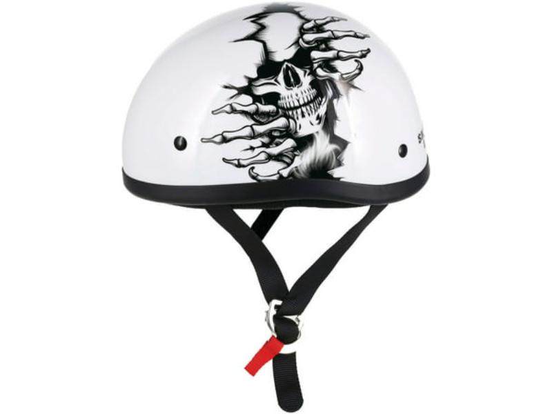 Original Born Wild Half Shell Helmet, White - 2XL