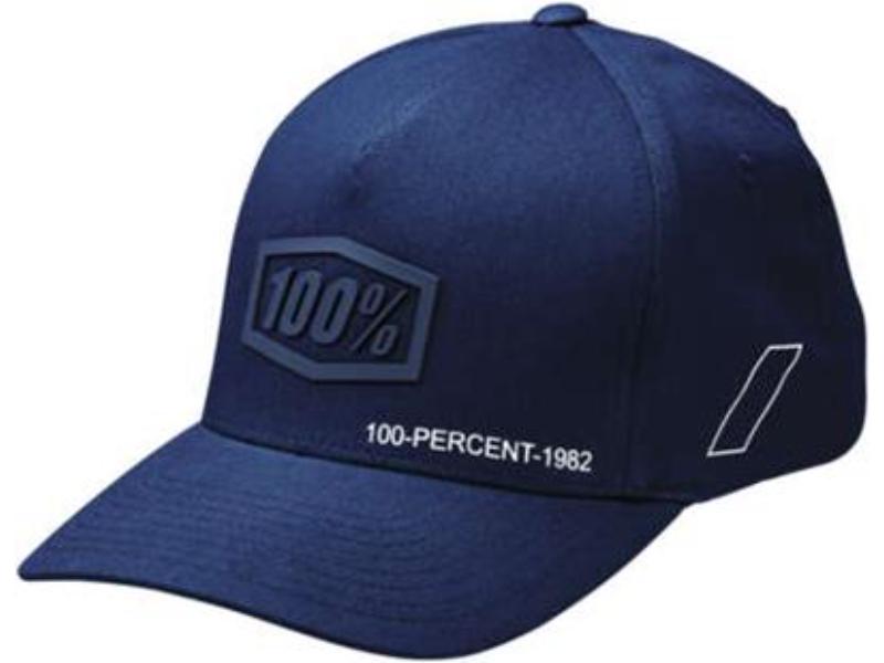 Picture of 100 Percent 20043-00012 Shadow Flexfit V2 Mens Hat&#44; Navy - Small & Medium