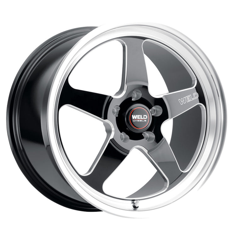 S10609589P28 S106 VENTURA 6 Gloss Black Wheel with Milled Accents - 20 x 9.5 in. Plus 28 Offset, 6x135 Bolt Pattern, 87.1 mm Hub