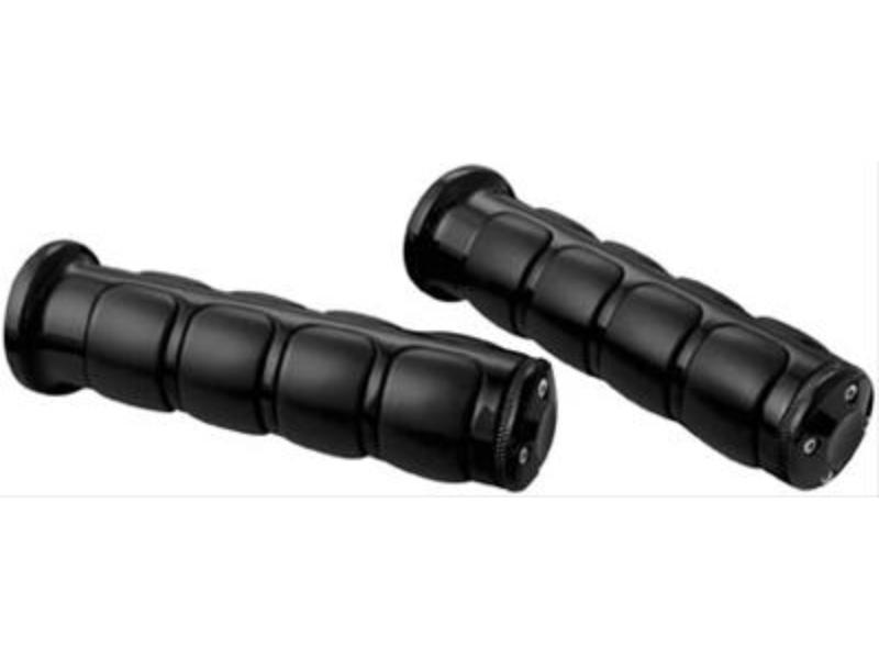 6380 Black Iso-Grips - Goldwing
