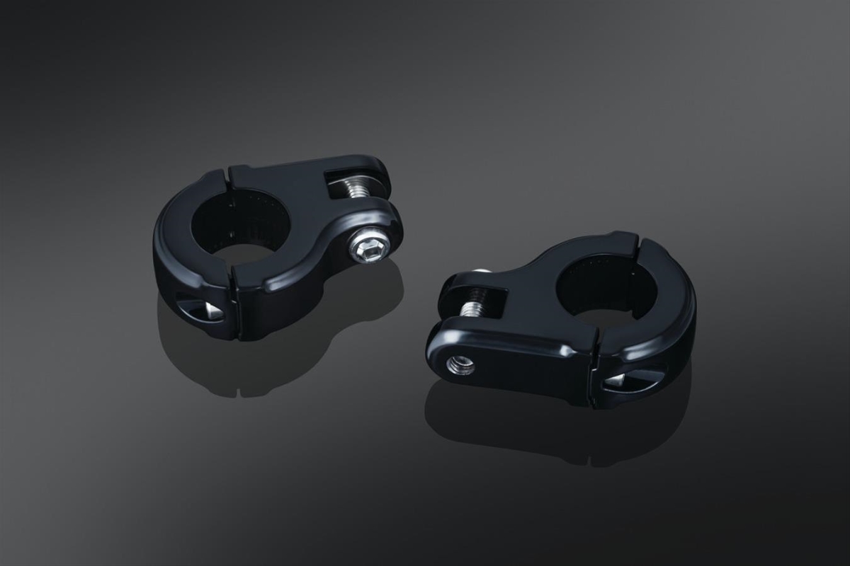 Brute Highway Peg Mounts - Black - Adjustable - Includes Hardware