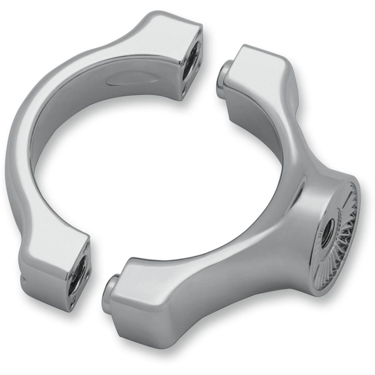 3124 Side Mount License Plate Clamp, Chrome