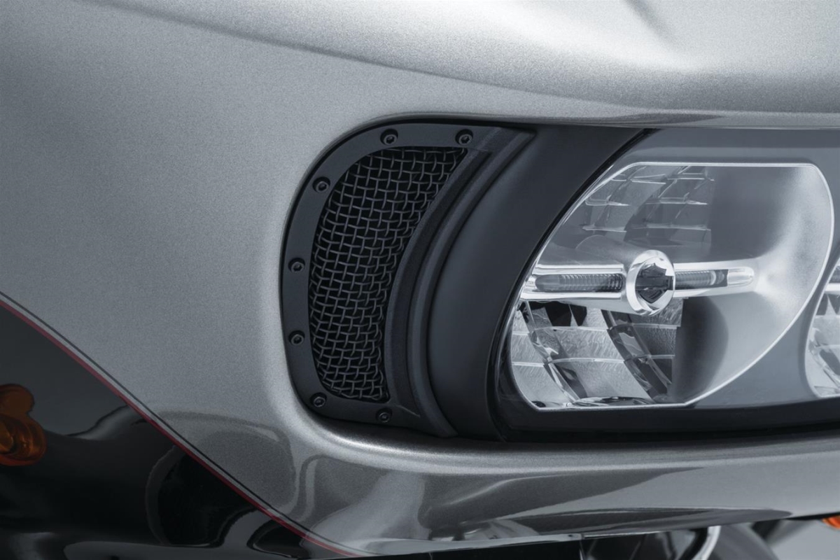 6519 Mesh Headlight Vent Accents, Black