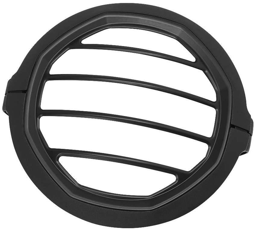 6688 5.75 in. Dillinger Headlight Trim Rings, Black