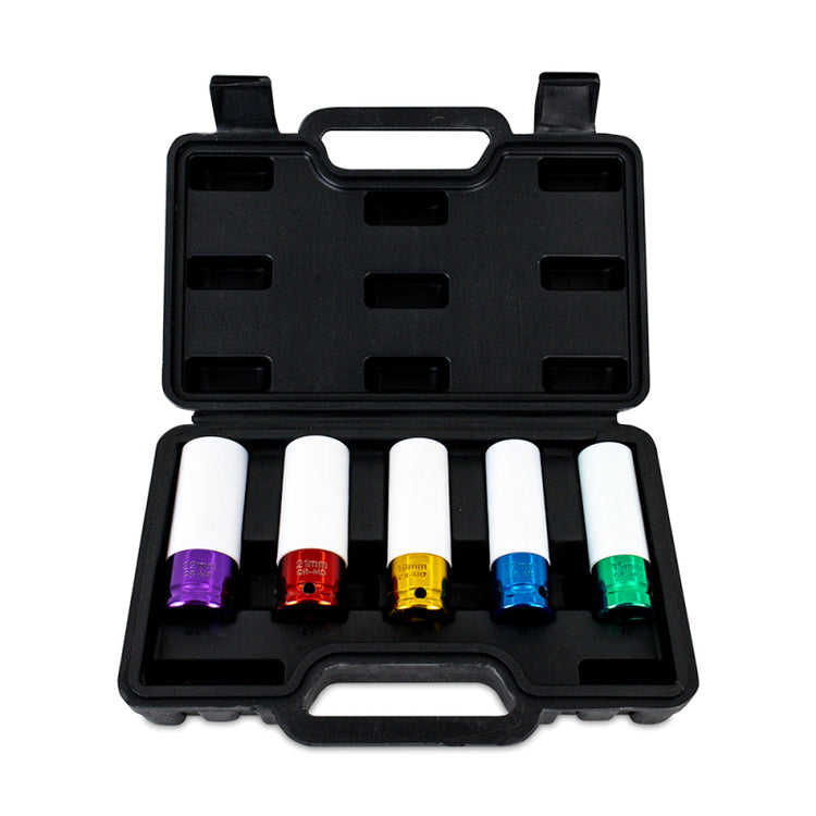 MMTL-LUG-5 0.5 in. Wheel Nut Socket Set - 5 Piece