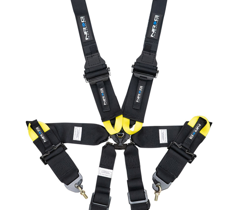 SBH-HRS6PCBK 6-Point FIA Harness, Black