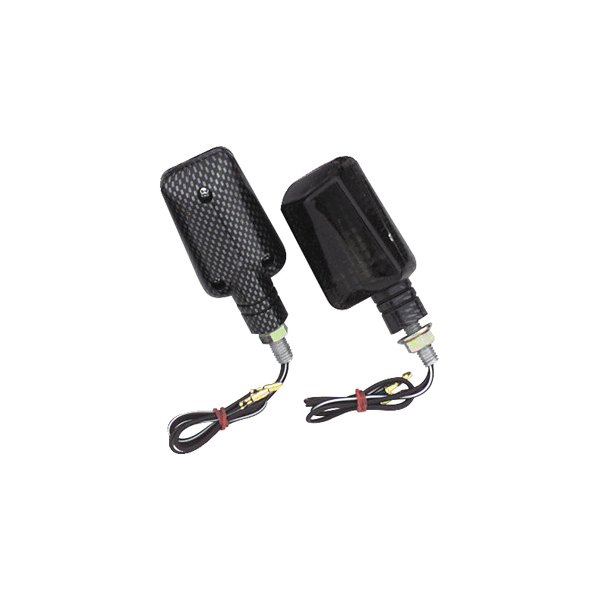 BikeMaster Universal Mini Stalk Marker Lights - Smoke / Clear / Carbon