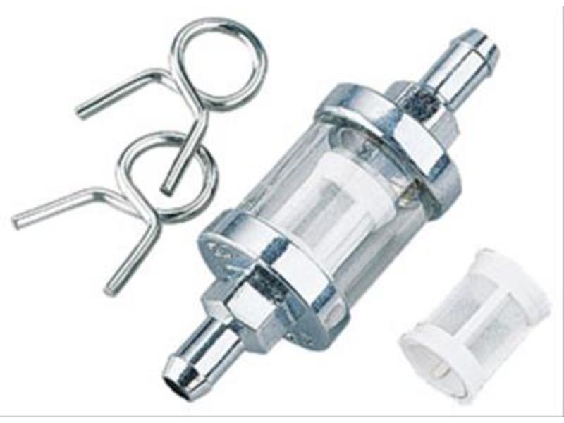 Biker's Choice Clear-View Glass Fuel Filter - 1/4" I.D.