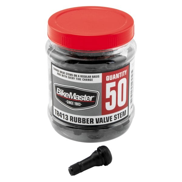 151410 TR413 Rubber Valve Stem, Black - Pack of 50