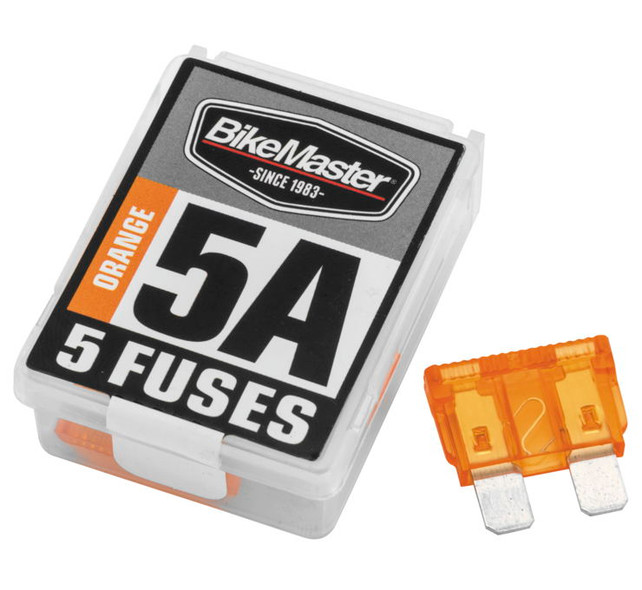 152429 5A Replacement Standard Blade Fuse Set, Orange - 5 Piece