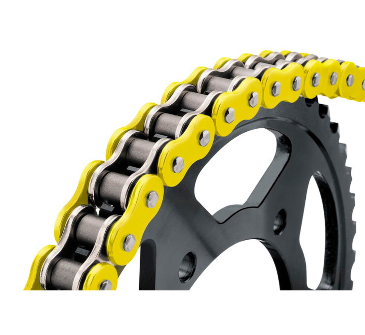 BikeMaster 525 BMXR X-Ring Chain - Colored - Yellow, 150 Links