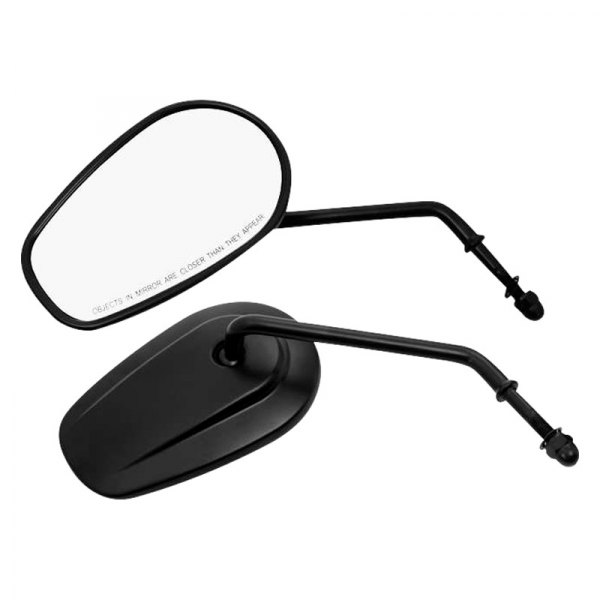 482007 Tapered Long Stem Mirrors, Black