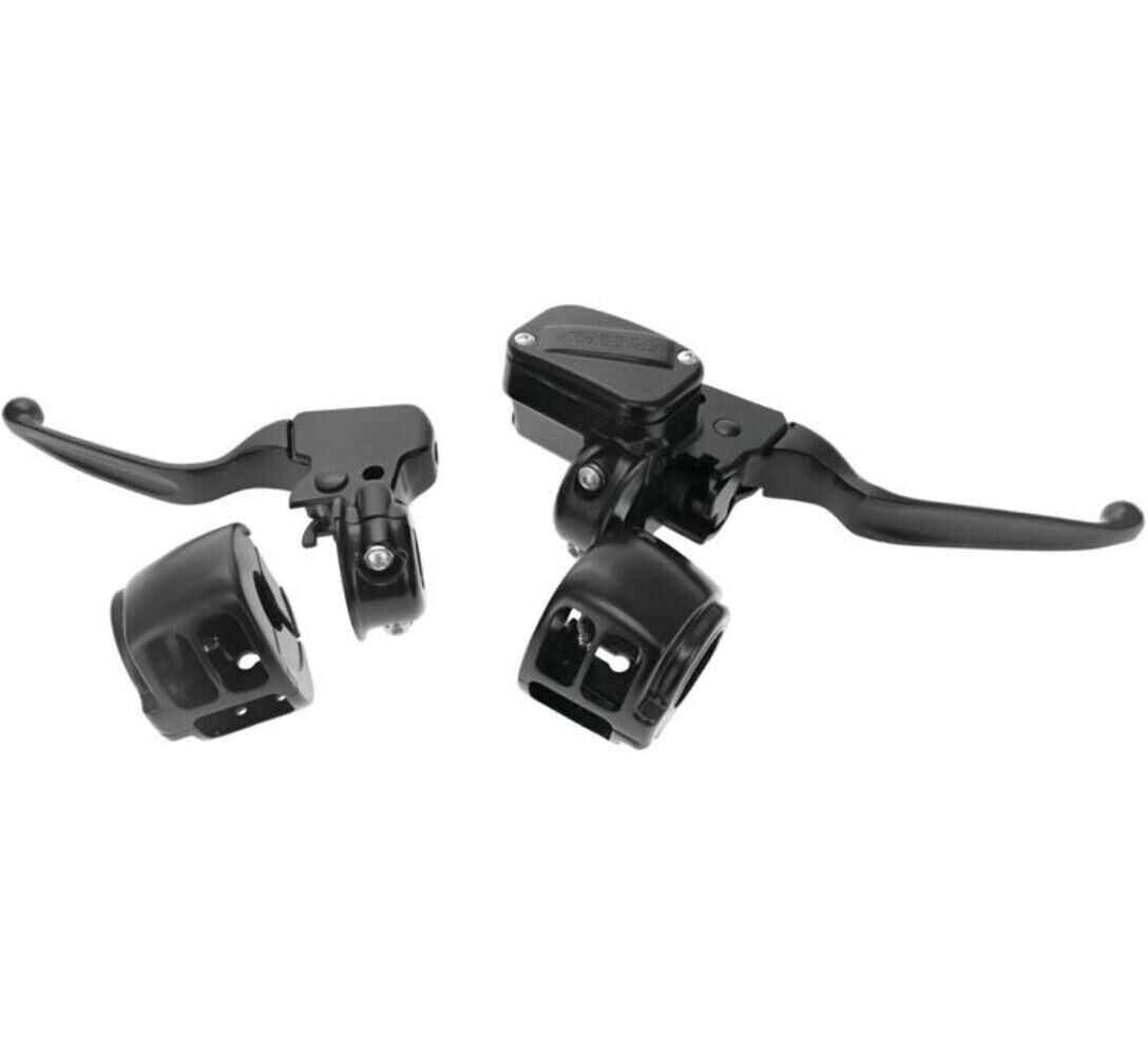 601449 0.5 in. Bore Handlebar Control Kit, Black