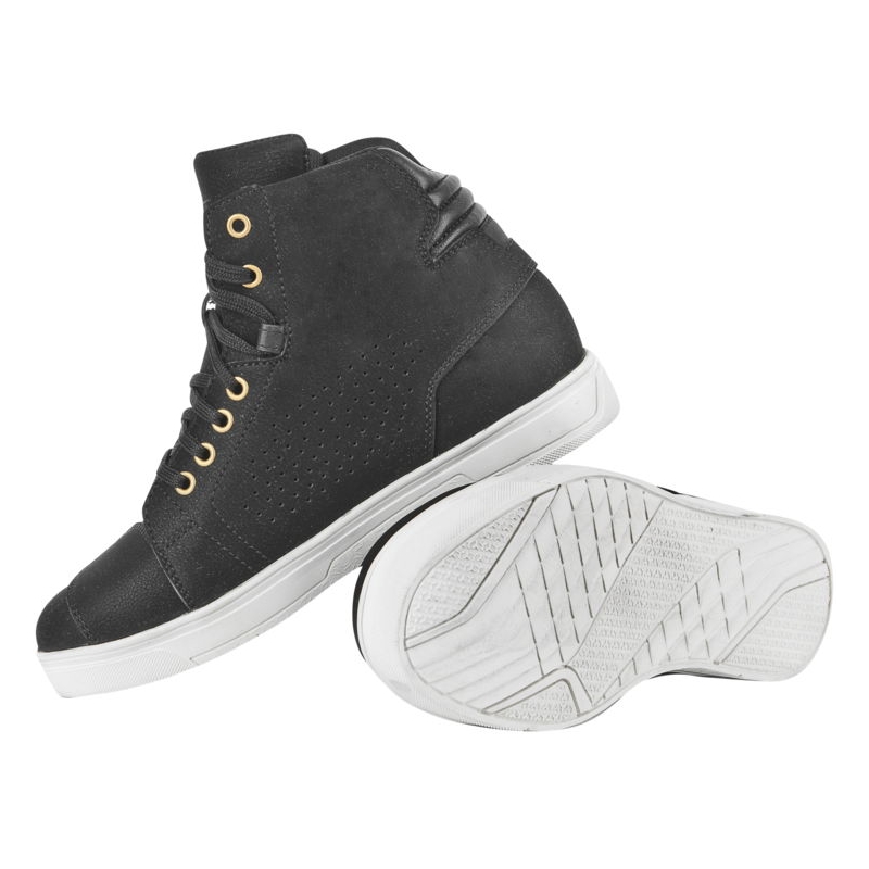 Mad Dash Womens Leather Shoes, Black & White - Size 7