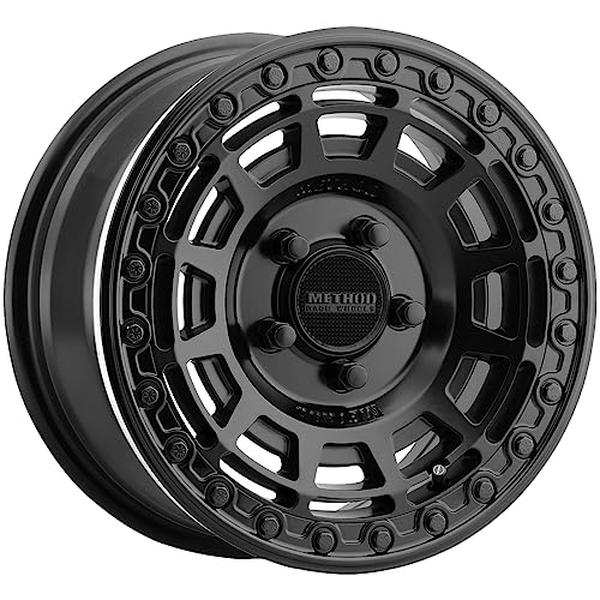 MR415570121052B MR415 Beadlock 15 x 7 38 mm Offset 5 x 4.5 76 mm CB Wheel, Matte Black