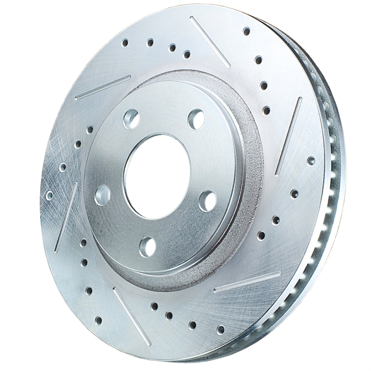 PowerStop AR85113XL Super Duty Front Left Evolution Drilled & Slotted Rotor for 2005-2016 Ford F-550