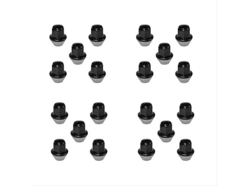 M-1012K-MB Black Lug Nut Kit for 2015-2018 Ford Mustang - 20 Lug Nuts