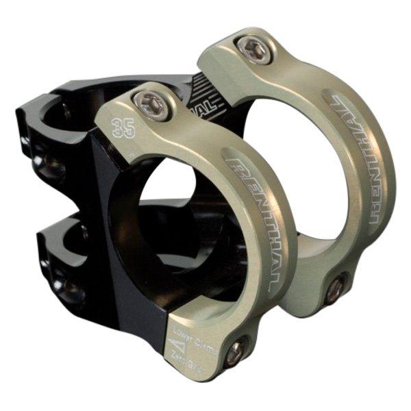 Renthal Apex 35 Stem in Black / Gold - Size: 33mm