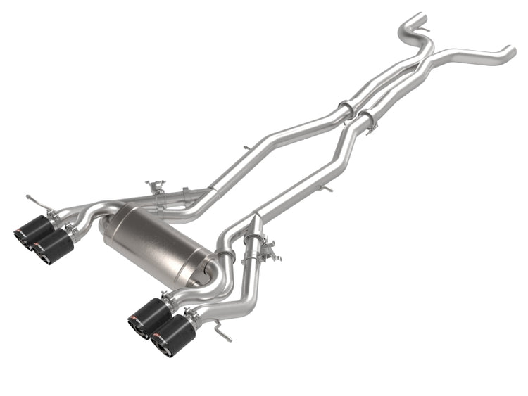 aFe 49-36351-C Mach Force XP 304 SS Cat-Back Exhaust System with Quad Rear Exit for 2019-2021 BMW 3-Series -  Advanced Flow Engineering Inc