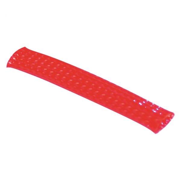 NBFS-RE 0.375 in. 10ft. Section Braided Flex Sleeving, Red