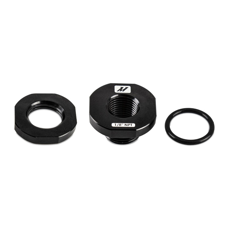 MMFT-NZL-18BK 0.12 in. NPT CNC-Machined Nozzle Mount Adapter, Black
