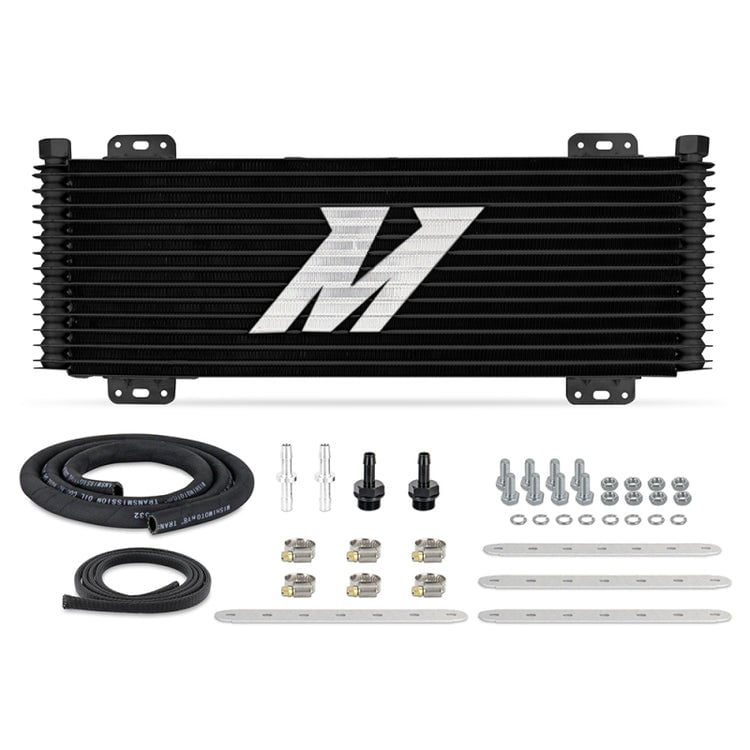 MMTC-SP-13BK 13 Row Universal Stacked Plate Trans Cooler, Black