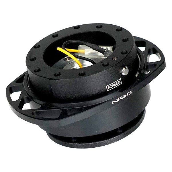 SRK-257BK-BK 2.0 Gen Race Handle Black Quick Release with Black Cutout Ring