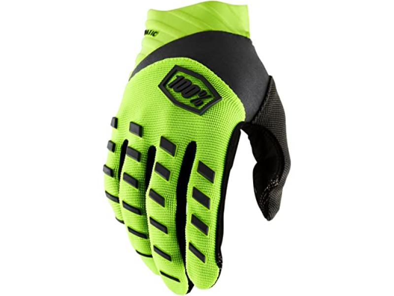 Picture of 100 Percent 10028-475-06 Youth Airmatic Gloves&#44; Fluo Yellow - Large