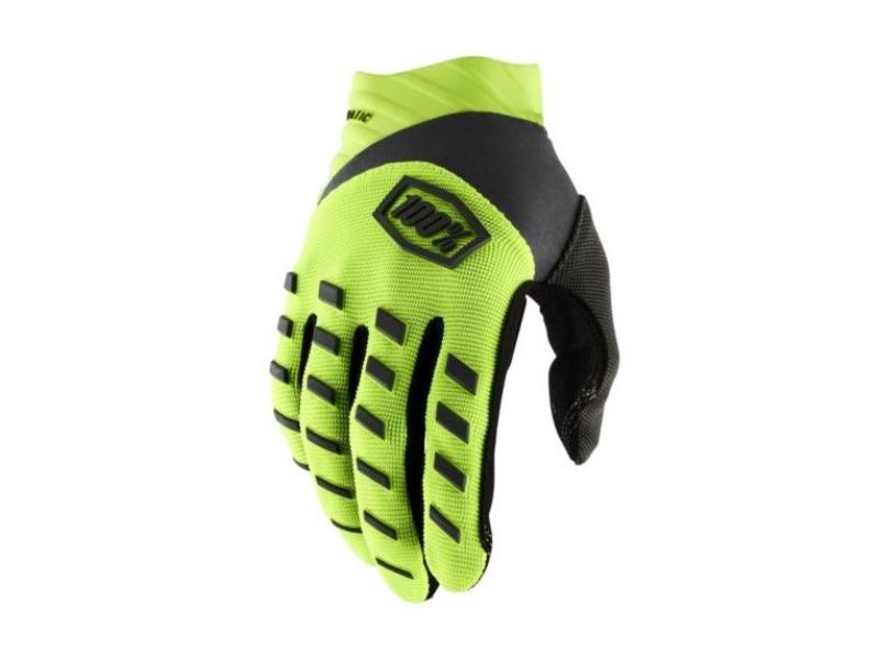 Picture of 100 Percent 10000-00014 Airmatic Gloves&#44; Fluo Yellow & Black - 2XL