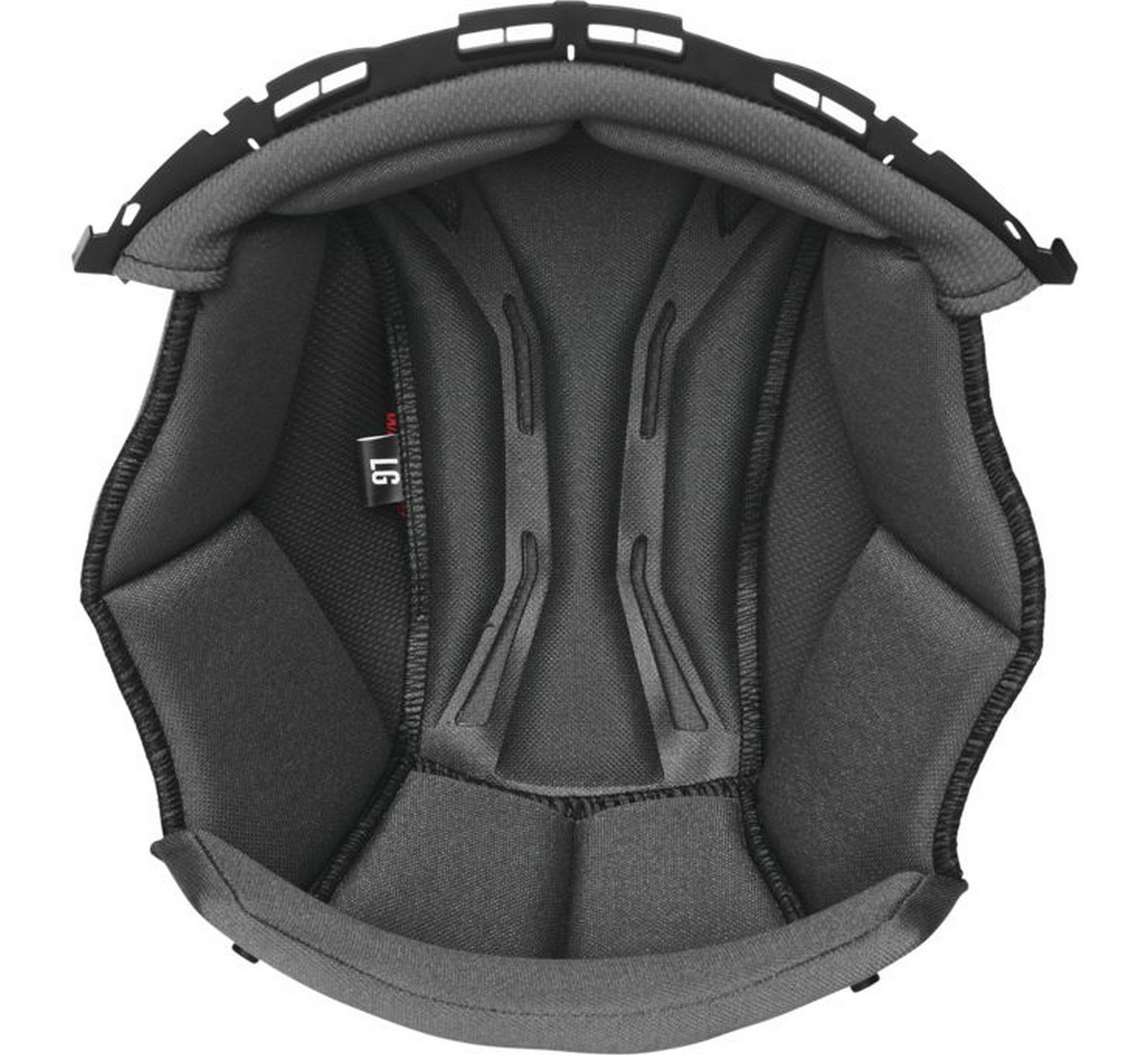 880916 SS900 Helmet Top Inner Liner Pad, Black - Extra Large