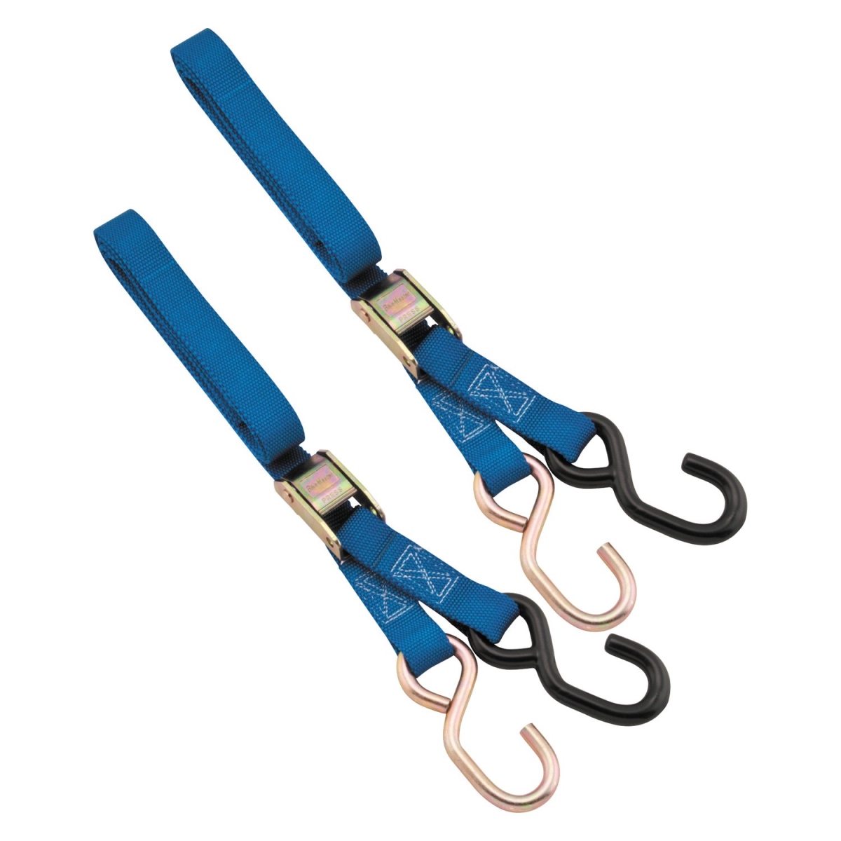 100520 1 x 72 in. Nylon Tie-Downs, Blue