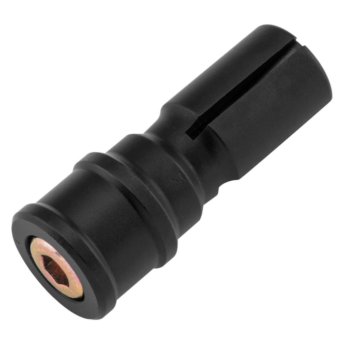 152132 1 in. Bar-End Mirror Adapter for Clamp-On, Black