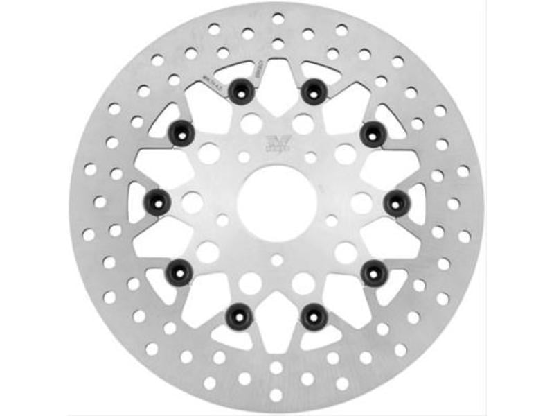 666841 11.5 in. Rear Floating Hole Rotor, Silver
