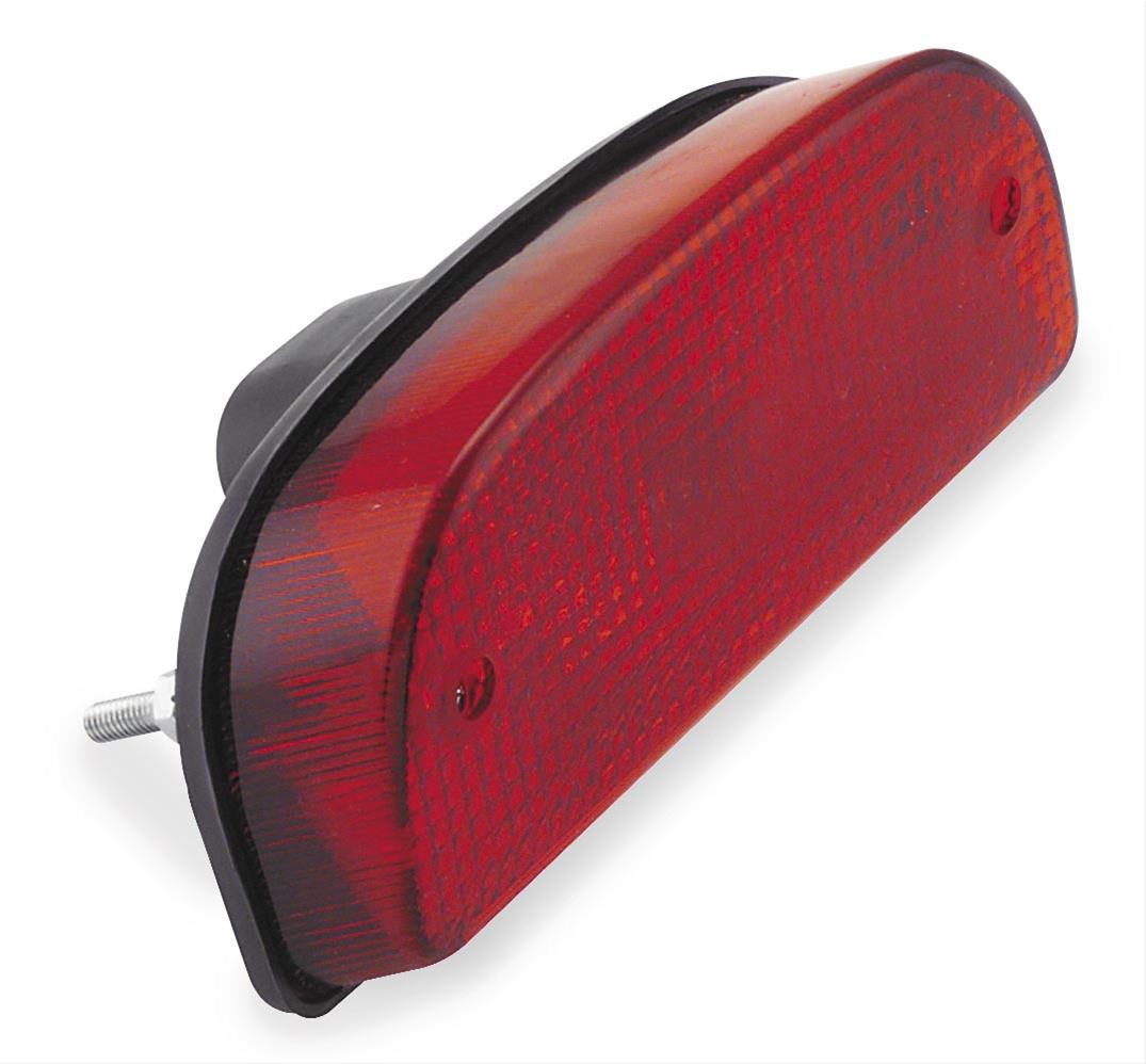 491307 Fat Bob Tail Light for 1995-1997 Harley Davidson Bad Boy, Red & Black