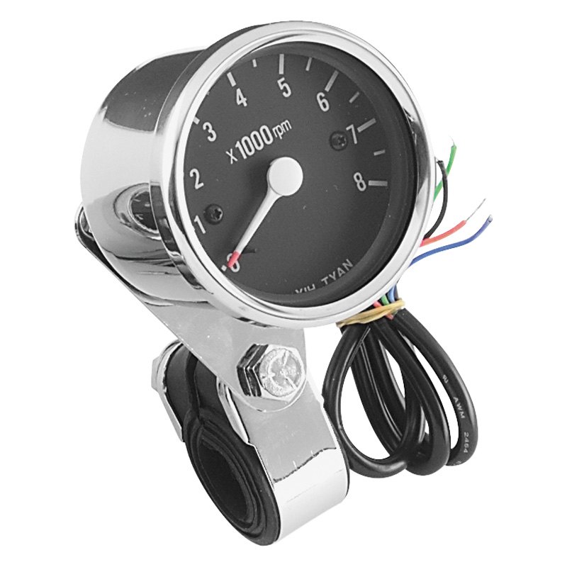 493374 Electronic Mini Tachometer, Black & White