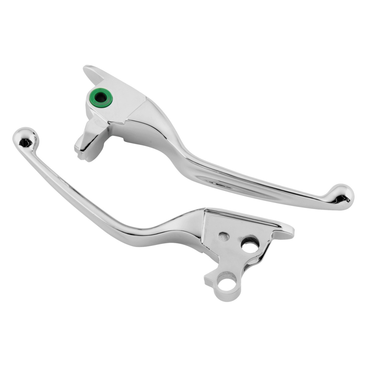 Brake & Clutch Lever Set, Chrome - Extra Large