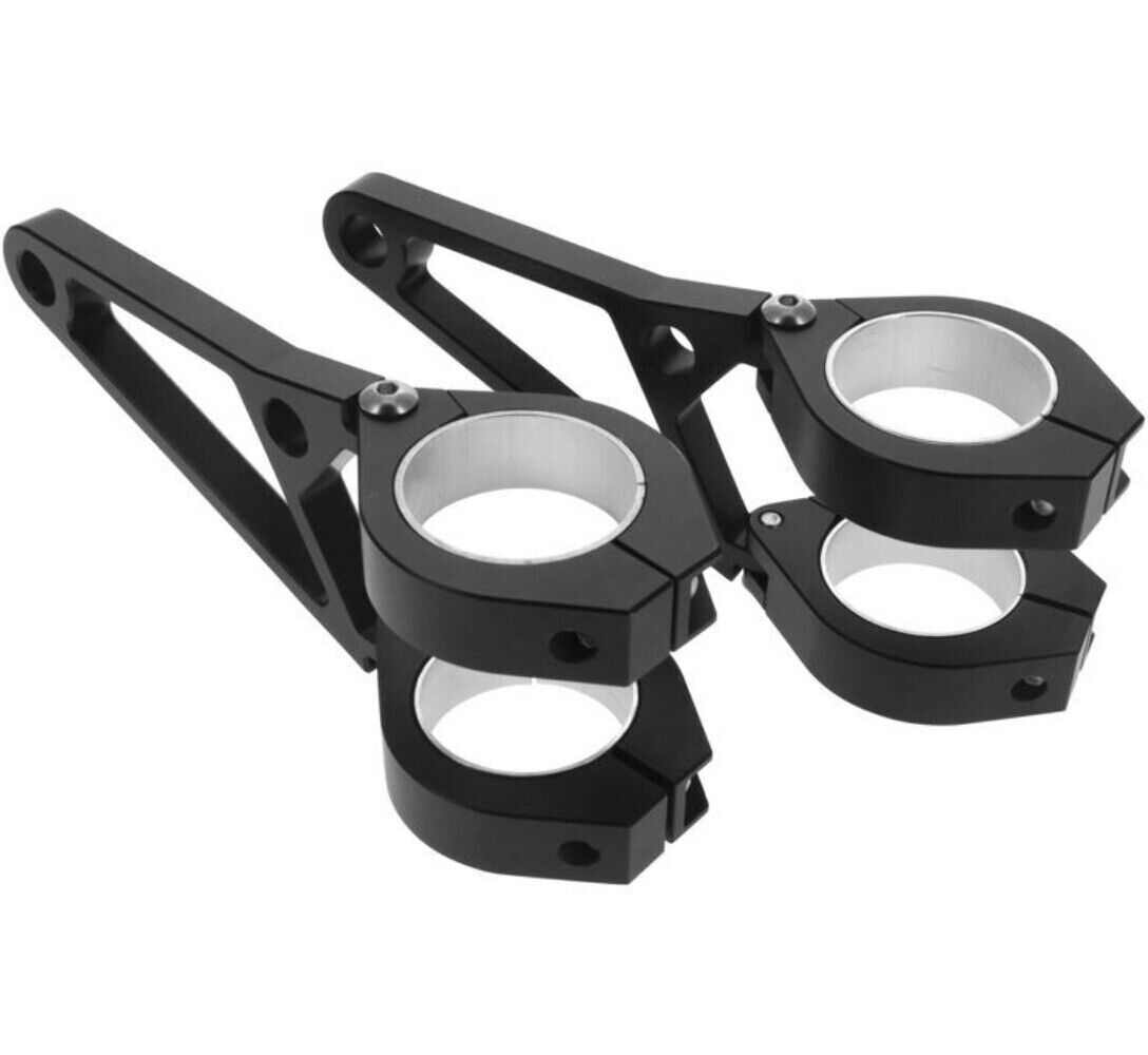 152584 Billet Headlamp Brackets, Black