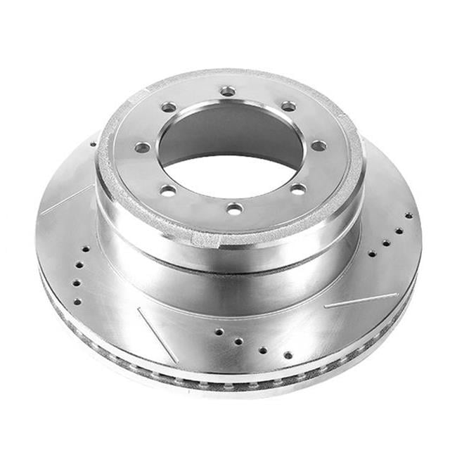 PowerStop AR85154XR Rear Right Evolution Drilled & Slotted Rotor for 2013-2016 Ford F-450 Super Duty