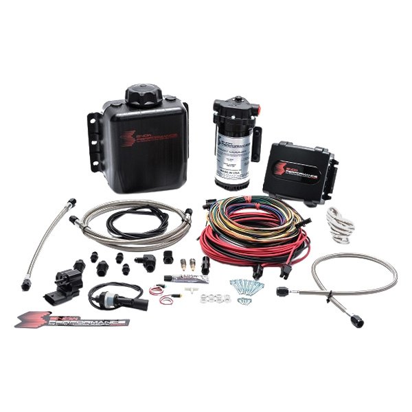 Stage 4 Boost Cooler Platinum Water Injection Kit with Stainless Steel Braid Line & 4 AN Fitting