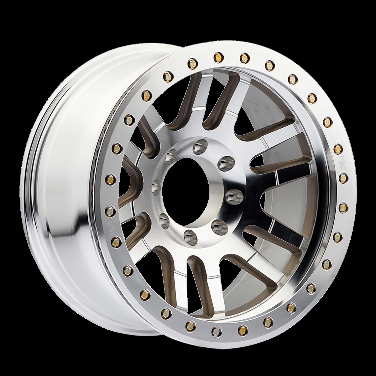 9314-2199M44 20 x 10 in. -44 mm Offset & 71.5 mm Hub 9314 Canyon Race Machined Wheel