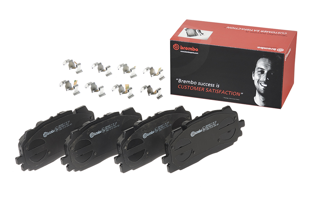 P85165 Front Quattro Premium Low-Met OE Equivalent Pad for 2019-2021 Audi A6