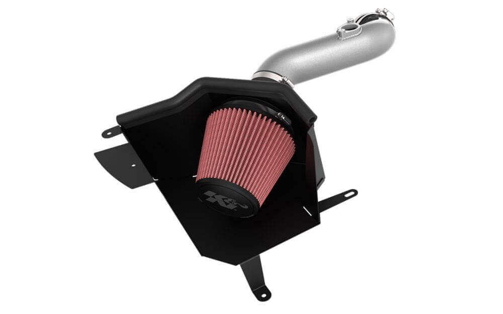 K&N Engineering 69-1510TC 2022 Honda Civic 2.0L L4 Silver Typhoon Intake System