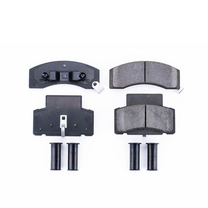 PowerStop 17-459 Front Z17 Evolution Ceramic Brake Pads with Hardware for 1991-2000 Chevrolet C3500