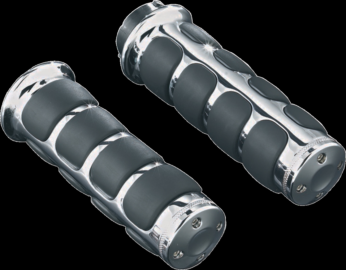 6190 Metric ISO Grips - Chrome